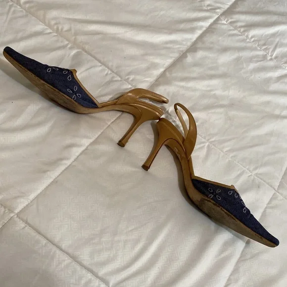 🔥 🔥 🔥 denim Jimmy Choo Heels - Picture 3 of 12